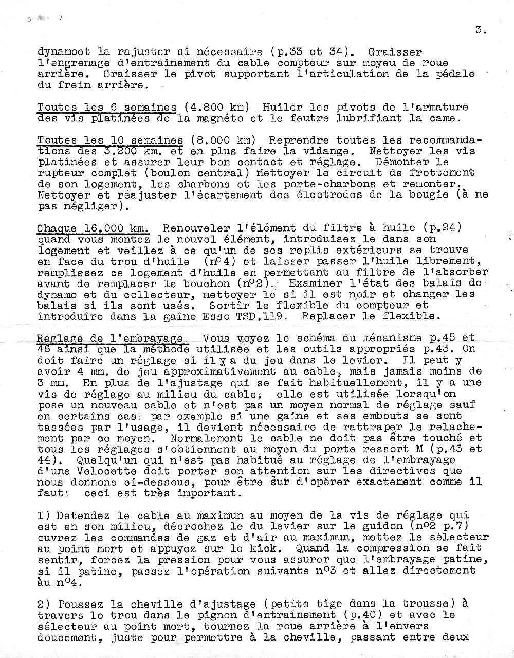 Supplement Leconte sur les Velocette